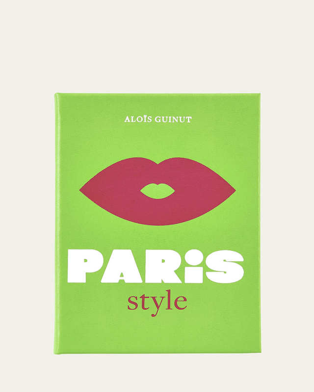 "Little Book of Paris Style" Leather-Bound Book by Alois Guinut